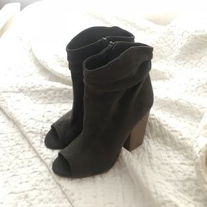 Adorable open toe booties